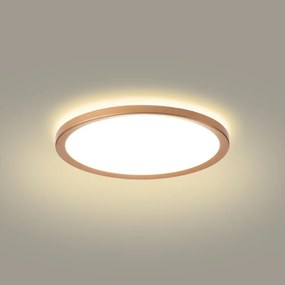 Brilagi - ULTRA SLIM LED fürdőszobai mennyezeti lámpa, 18 W, 230 V, Ø 30 cm, rózsaarany, IP54