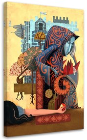 Gario Vászonkép Hófehérke és a varázsalma - Gustavo Gabriel San Martin Méret: 40 x 60 cm