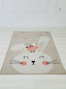 Nyuszis gyerekszőnyeg 133x180 cm