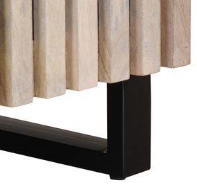 tömör mangófa TV-szekrény 100 x 34 x 46 cm