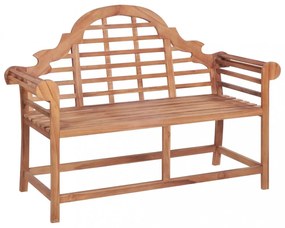 tömör tíkfa kerti pad 127 x 58,5 x 92,5 cm