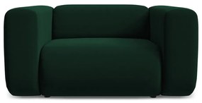 Sötétzöld bársony fotel Ekahi – Makamii