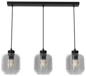 Csillár zsinóron SOMBRA 3xE27/60W/230V szürke