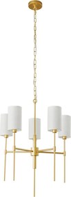 Step Into Design DARLING ST-9501-5 GOLD Csillár 5x40w/E14 IP20