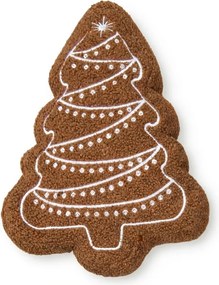 Díszpárna CHRISTMAS TREE 30x40 cm, barna