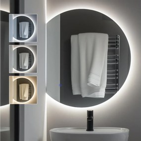 Brilagi - LED fürdőszobai tükör MEZZO LED/18W/230V 60x50 cm IP44 CRI 90 dimmelhető +CCT