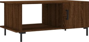 vidaXL barna tölgyszínű szerelt fa dohányzóasztal 90 x 50 x 40 cm