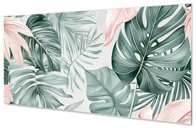Wallplex konyhahátfal Pasztell Pálmalevél (Méret: 60x180)