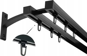 Apartman Sínkarnis Alu kvadro fekete biztosítótű 20+20 mm 200 cm