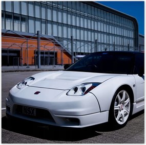 Poszter 70x70 Honda Nsx fehér autó