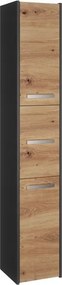Fürdőszoba Szekrény Oszlop S33 Antracit Tölgy Artisan