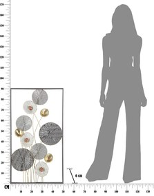 Grid fém fali dekoráció, 50 x 90,5 cm - Mauro Ferretti