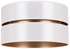 Duolla - Mennyezeti lámpa DUO 1xE27/15W/230V átm. 40 cm fehér/arany
