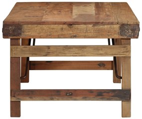 Dohányzóasztal Természetes fa Tömör fa 110 x 55 x 40 cm Egyszerű