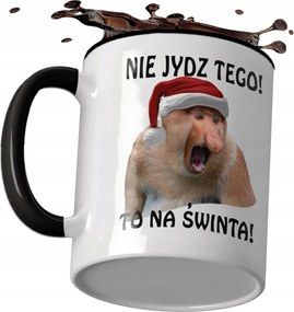 Karácsonyi Bögre Orrszarvú Janusz Ajándék Mikulás Karácsonyra Apu Bácsi