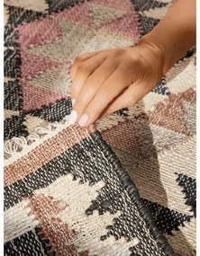 Szürke kézi szövésű juta futószőnyeg 80x200 cm Roya Parsa – Elle Decoration