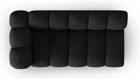 Feketés antracitszürke kanapé modul (bal oldali) Lupine – Micadoni Home
