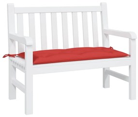 piros oxford szövet kerti padpárna 110 x 50 x 7 cm