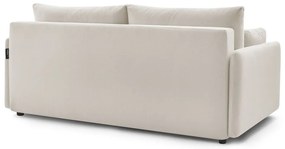 Bézs kinyitható kanapé 211 cm Marcel – Bobochic Paris