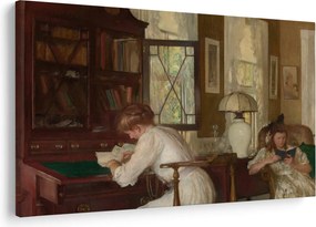 Kép - Edmund Tarbell, Josephine and Mercie, reprodukciók (90x60 cm)