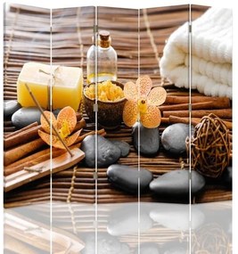 Gario Paraván Spa kiegészítok Méret: 180 x 170 cm, Kivitelezés: Forgó paraván 360°