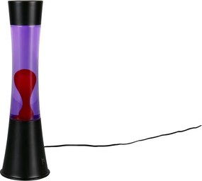 Fekete LED lávalámpa (magasság 39,5 cm) Etna – Reality