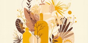 Poszter 91,3x44,5cm Arany Növények