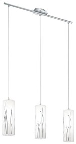 Eglo 92741 - Mennyezeti függesztékes lámpa RIVATO 3xE27/60W/230V