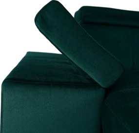 Ülőgarnitúra, smaragd, balos, LAMORA U