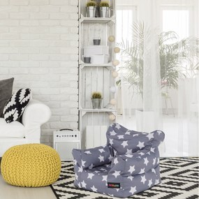 Babzsák Buff Beauty (szürke + fehér). 1028902