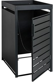 STILISTA Szekrény 1 szemetesre 68 x 124 x 80 cm antracit