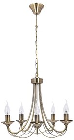 Csillár láncon MUZA 5xE14/40W/230V