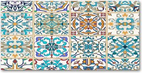 Konyhai panel Kerámia csempe 140x70 cm Ragasztó