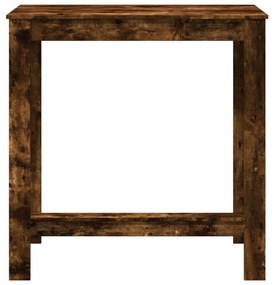 füstös tölgy színű szerelt fa bárasztal 102 x 50 x 103,5 cm