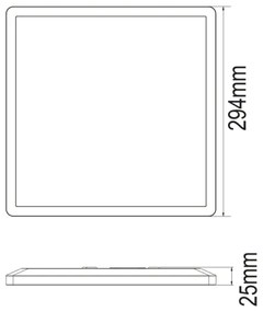 Globo 41563-18B - LED Fürdőszobai mennyezeti lámpa SAPANA LED/18W/230V IP44