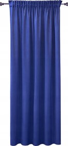 Egyszínű, kész függöny Bella sötétkék 150x160