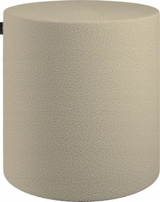 Dekoria Barrel puff világos bézs