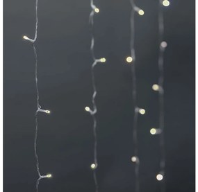 Nedis WIFILXC01W200- LED Karácsonyi függöny 200xLED/8 fukció 6m IP65 Wi-Fi Tuya meleg