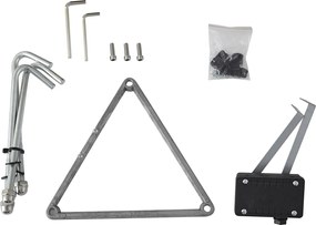 Klasszikus kültéri lámpás fekete 220cm IP44 - Big