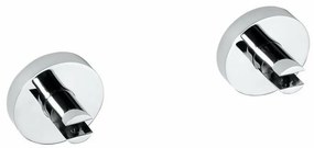 SAPHO XR009 X-Round üvegpolc tartó 8 mm, ezüst