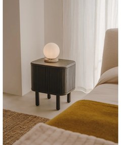 Sötétbarna éjjeliszekrény Mailen – Kave Home