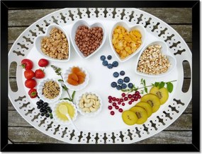 Poszterek keretben 40x30 Egészséges reggeli Mussli