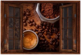 Poszterek 90x60 Natúr kávé