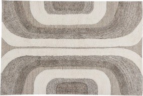 Szürke-bézs gyapjúkeverék szőnyeg 170x240 cm Moro – WOOOD