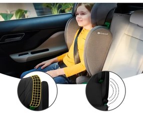 KINDERKRAFT - Autósülés JUNIOR FIX 2 (100-150 cm) Graphite fekete