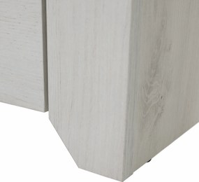 PC asztal typ 80, fehér craft, ANGEL