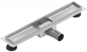 Mexen Flat zuhanyfolyóka váza 50 cm, Króm - 1015050