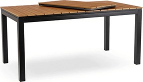 ARGOS kerti asztal 160-260 cm, tölgy-fekete