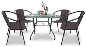 Rozetta 4+1 kerti bútor garnitúra szett