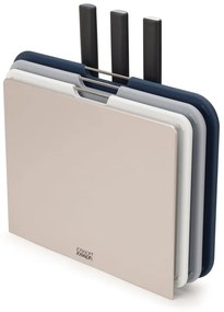 Nest Plus 3 db-os vágódeszka és kés szett állvánnyal - Joseph Joseph